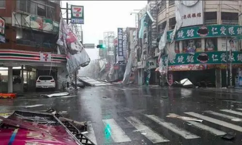 Taiwan Tutup Sekolah dan Kantor sewaktu Topan Doksuri Menerjang